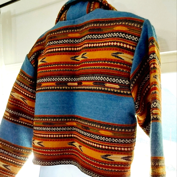 PACO SOLÉR- Rare Paco Solér Womens Medium Vintage Aztec Navajo MultiColor Jacket - Picture 12 of 15